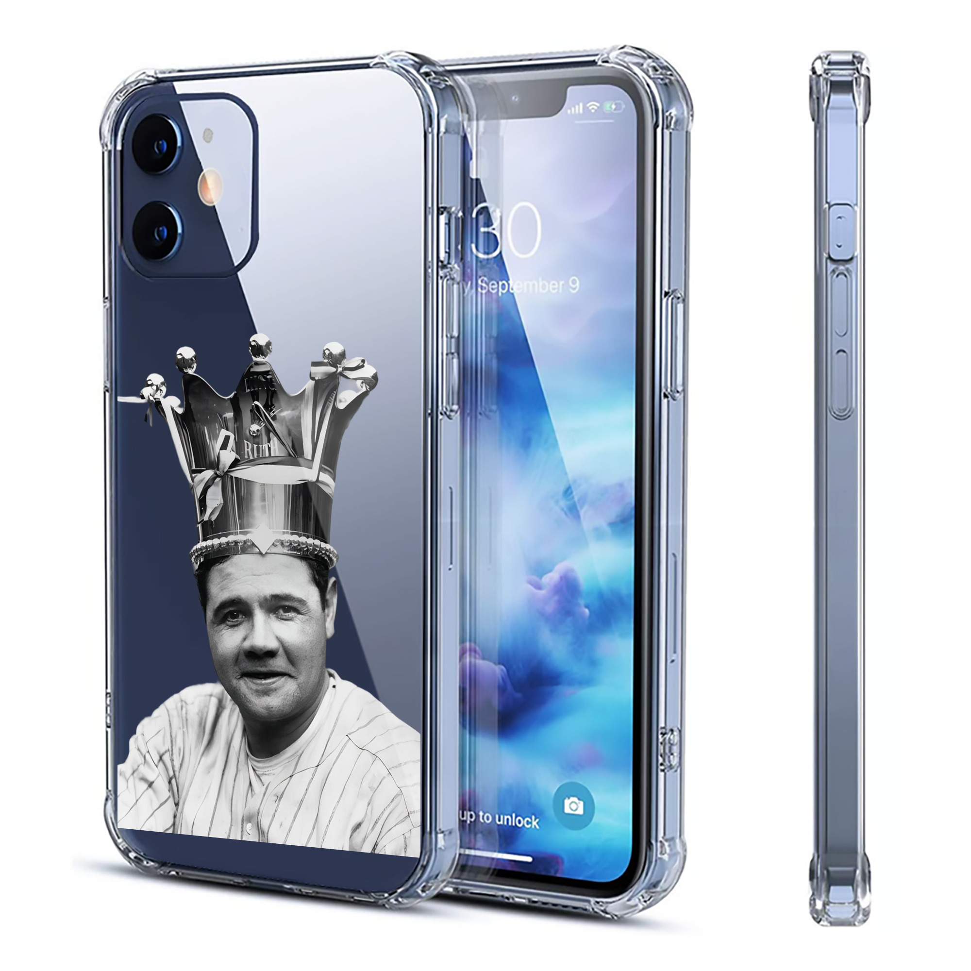  Clear IPhone 12 Case – Soft TPU With UV Print – Enhanced Drop Protection, Precise Fit, Anti-Fingerprint, Customizable Design, Scratch-Resistant, Yellow-Resistant